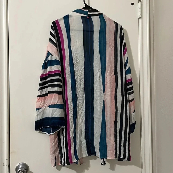 Red Carter Striped Colorful Cardigan Size XS - Picture 2 of 6